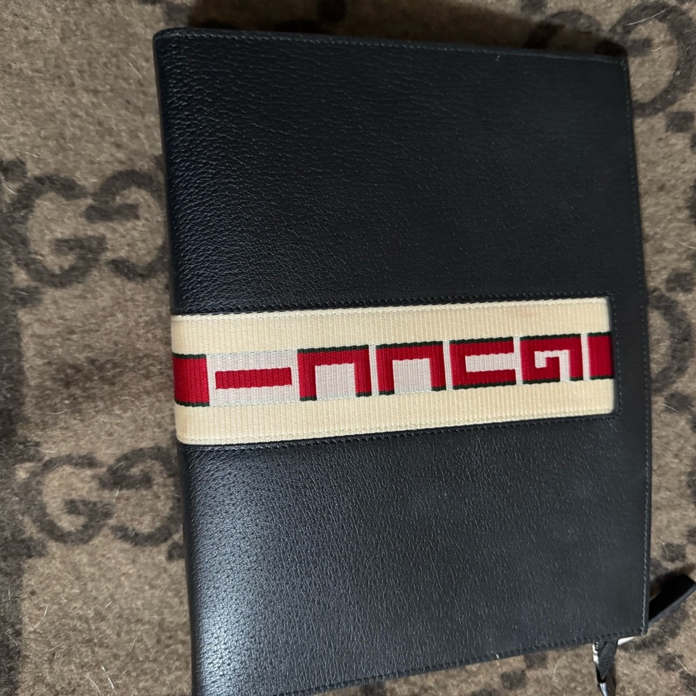 Gucci Black and Red Clutch